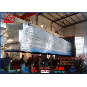 Horizontal Waste Plastic Bottle Baler Machine With Manual Belting