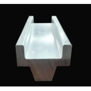 Transportation Extruded Aluminium Profile Guide Rail Anodic Oxidation Surface