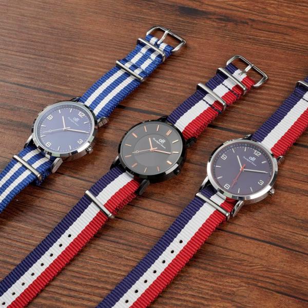 Stainless Steel Strap Men'S Quartz Watch Water Resistant With Crystal Calendar