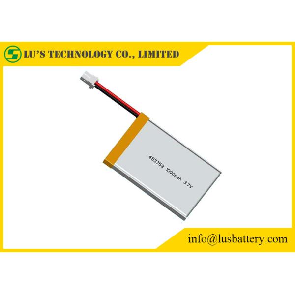 Buy 3.7V Lithium Ion Polymer Battery Pack 1000mah LP453759 Lithium Polymer Cell 3.7v 1000mah rechargeable cell at wholesale prices