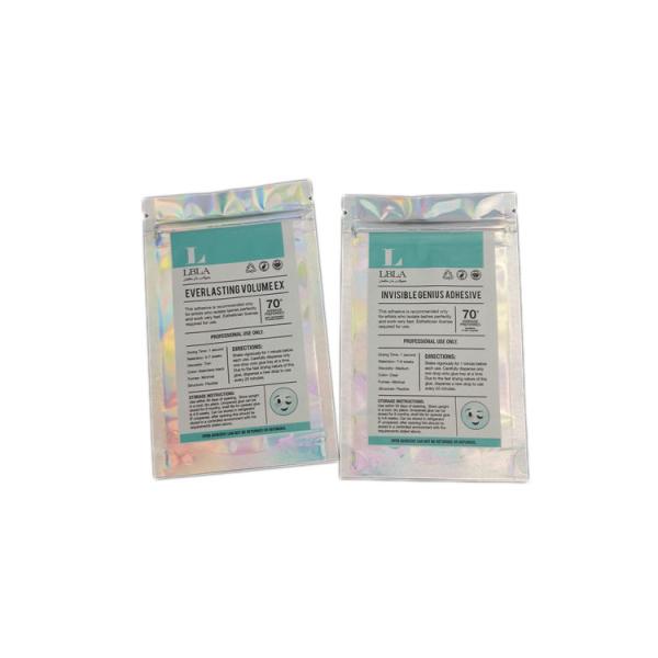 Transparent Makeup Sachet Holographic Foil Cosmetic Organizer Bag