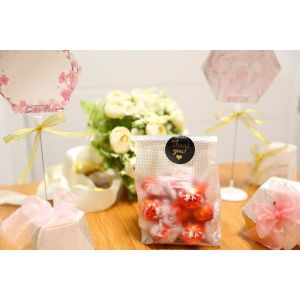 Translucent Plastic Bags For Cookie,Cake,Chocolate,Candy,Snack Wrapping Good For