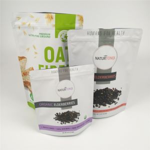 Gravure Printing MOPP Plastic Stand Up Pouches 120 Micron