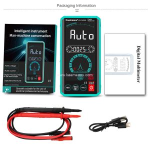 Kaemeasu 08S Voice Broadcast Multimeter Tester Electrician Voltmeter NCV Ture