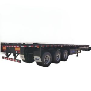 CIMC cheap 2/3/4 axles 45 or 50 to 80 tons high quality national standard steel and structural innovation Flatbed Semi-trailer