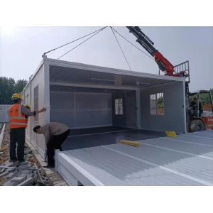 Collapsible 40ft Portable Fold Out Container House 5 Min Install Anti Seismic