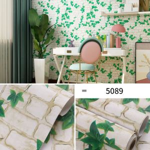0.45m Floral PVC Wallpaper Self Adhesive Vinyl Peel Stick Wallpaper For Home