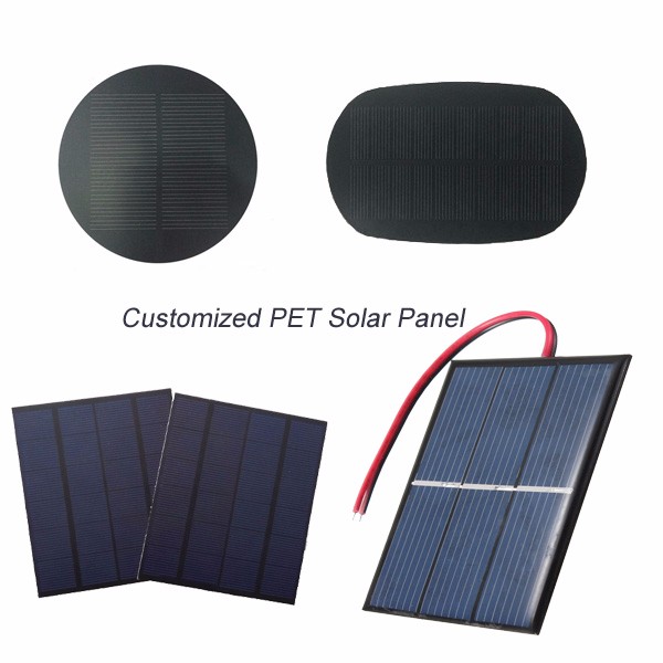 1W 2W 3W 1V 2V 3V 5V Epoxy Resin PET Mini Solar Panels
