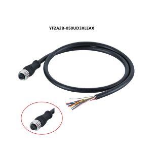 China 5m 12Pin Sensor Actuator Cable PUR Jacket M12 A Coded Female Connector Shielded on sale