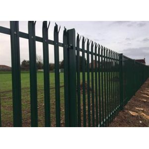 Residential Security Low Carbon Steel Palisade Fencing Rodent Proof