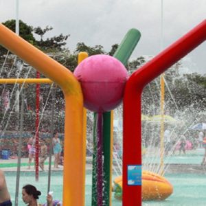OEM Spray Park Equipment, Fiberglass Cane Spray Aqua Play Water Spraygrounds for