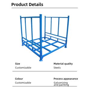 Warehouse Stores Stackable Metal Shelves 200kg Weight Capacity