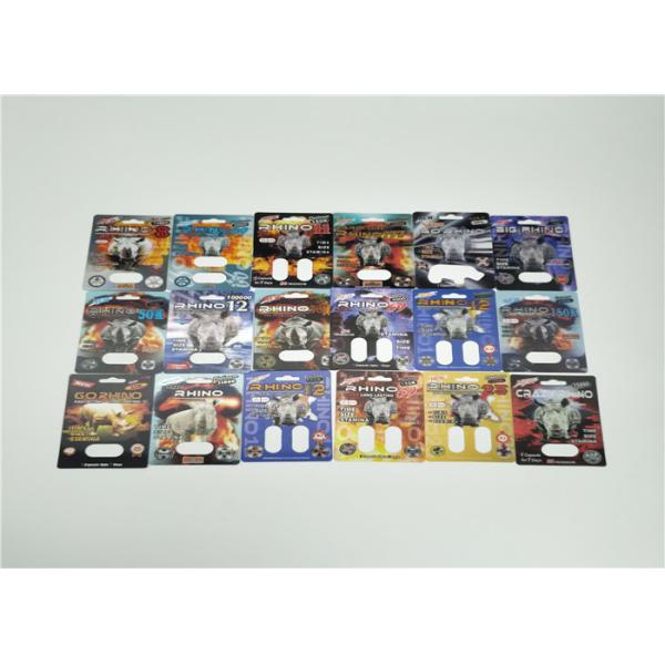 Buy Fire Rhino50K 3d Effect Blister Card Packaging Male Enhancement Pill Pack For Capsule Sex Pills at wholesale prices