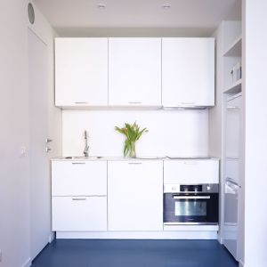 Melamine Small Kitchen Cabinet Set With Stainless Steel 304 Handle