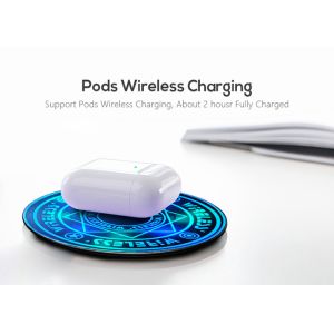 Micro Charging Port 10W Magic Array QI Led Wireless Charging Pad