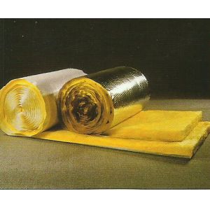 Aluminum Foil Glass Wool Blanket Fire Insulation For Metal Building