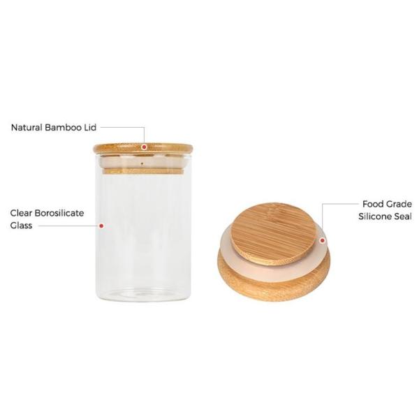 High Temperature Resistance Glass Jar High Borosilicate Glass Jar Packaging