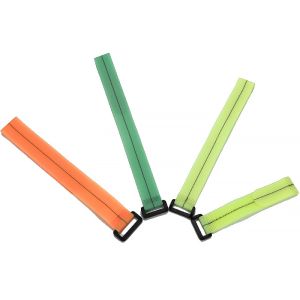 Colored Hook And Loop Cable Tie Plastic Anti Static 150mm For Headphones Cable