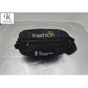 OEM Mens Sport Waist Belt Bag , Waterproof Running Waist Bag With Adjustable