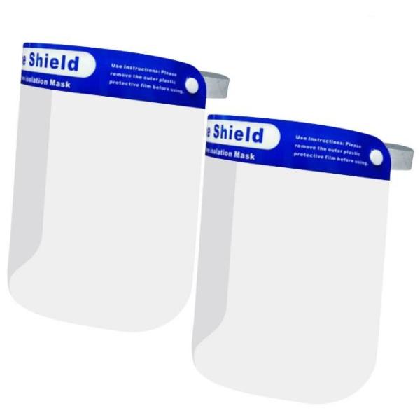 Buy Plastic PET Transparent Breathable Face Shield Reusable Thickness 0.2mm at wholesale prices