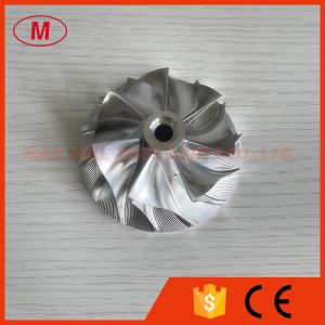 Quality custom 60.00/80.00mm forward 7+7 Blades turbo aluminum 2618/milling/Billet compressor wheel for sale
