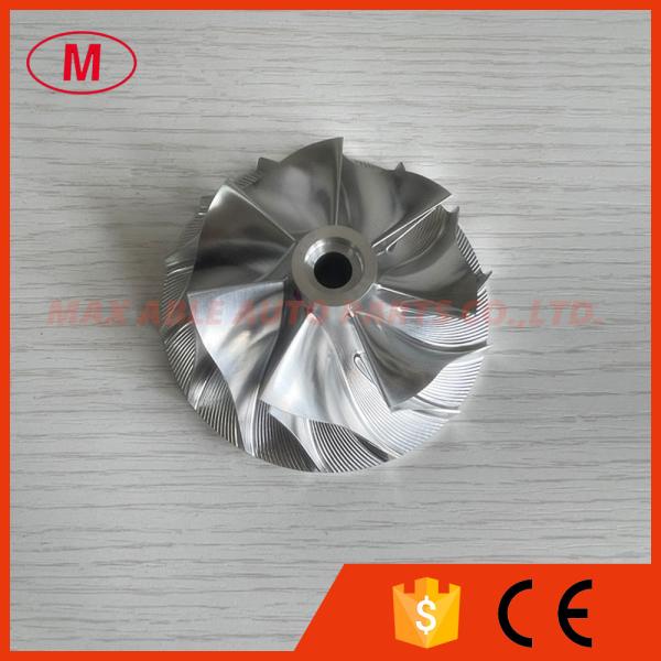 custom 60.00/80.00mm forward 7+7 Blades turbo aluminum 2618/milling/Billet compressor wheel