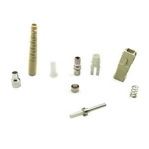 SC Fiber Optic Connectors Single / Multi Mode For Patch Cord Various Color