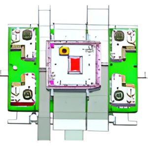 7T Mould Dishwasher Stamping Die Metal Stamping Kit For Tub Top