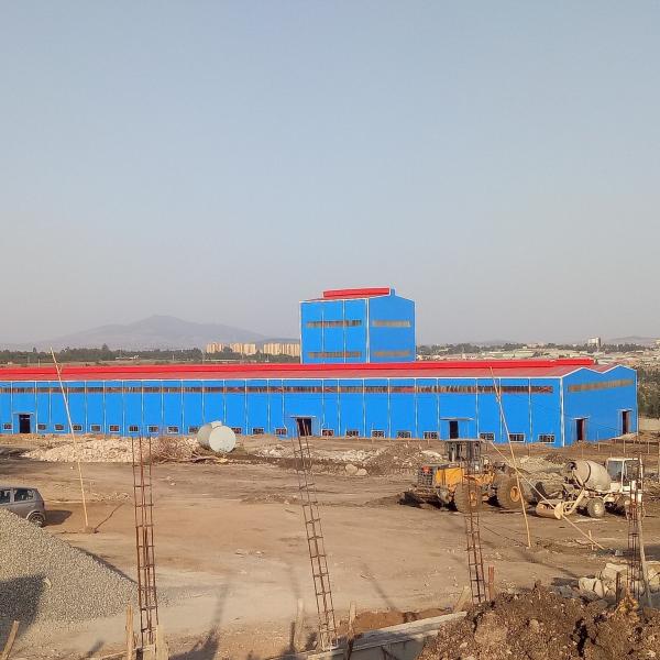 Buy Custom Steel Structure Workshop with PVC Windows and H Frame at wholesale prices