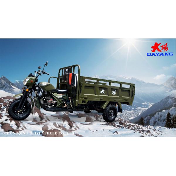 2022 200/250/300cc Tricycle Cargo Bike with Gasoline Engine and 2*1.3m Cargo Box Size