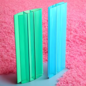 China Impact Proof Polycarbonate H Connecter / Polycarbonate Extruded Plastic Profiles on sale