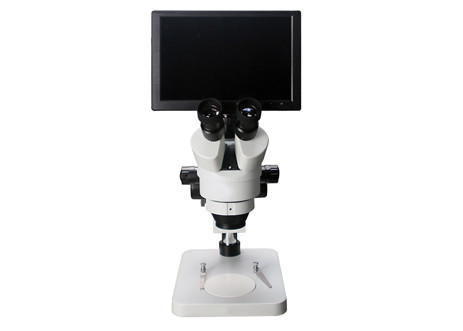 Camera Trinocular Zoom Microscope 1600 Mega 45X Digital Microscope With Lcd Screen