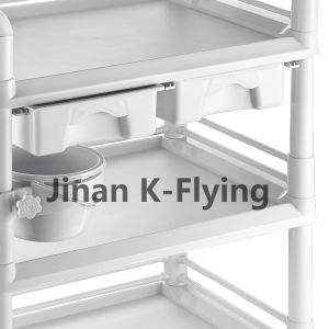 Three layers ABS movable Hospital Instrument Medical Trolley