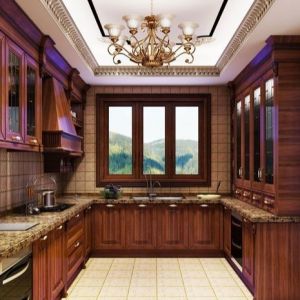 Elegant, Luxurious, And Functional Stainless Steel Kitchen Cabinetry With Rich