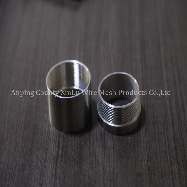 Stainless Steel V Wire Wrapped Continuous Slot Johnson Strainer Tube with Bevel Plain End Connection