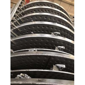 Continuous Vacuum Plate dryer machine Touch Screen Feature Explosion Proof