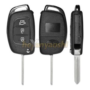 Quality Hyundai 3Buttons Smart Key Shell with Emergency Key Insert for sale
