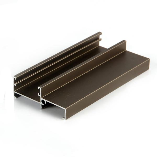 Buy 6063 T5 Champagne Anodized Aluminum Window Profiles ISO9001 Approval at wholesale prices