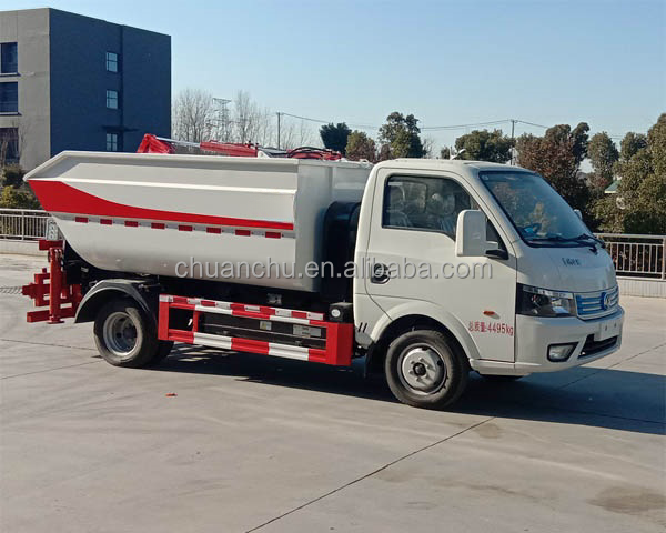 Energy Type Pure Electric Self-Loading Garbage Truck for Custom's Requirement and Eco-Friendly Waste Disposal