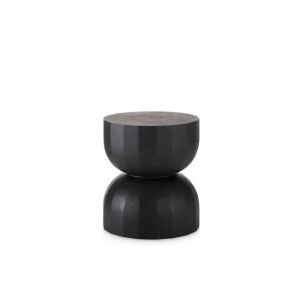Creative Wooden Occasional Side Table Modern Hotel Accent Low Tables