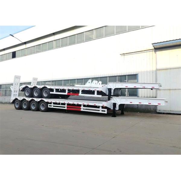 Buy Mechanical Ladder 3 Axle 60 Tons Lowbed Truck Semi Trailer at wholesale prices