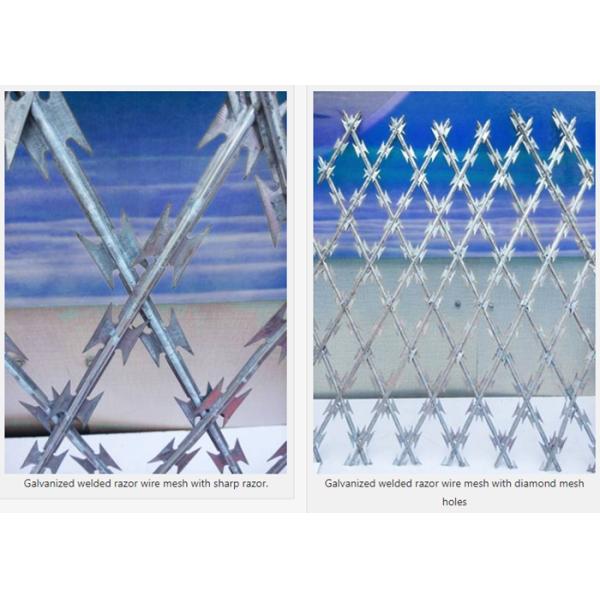 Blade BTO11 BTO22 BTO30 Welded Razor Wire Mesh