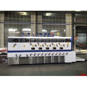 Automatic Printing Slotting 120pcs/Min Pizza Box Making Machine