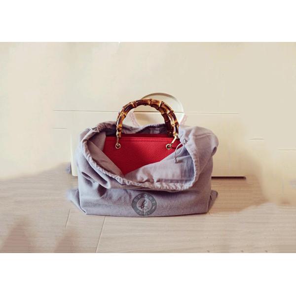 Logo Custom Velour Drawstring Bags Grey Printed Recyclable Fancy Reusable