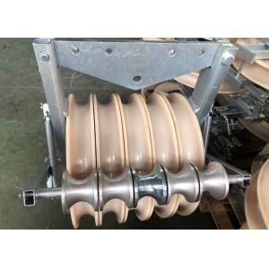 Galvanized Transmission Conductor Stringing Block Pulley