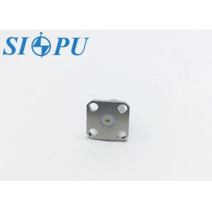 SMA Female RF Coaxial Connectors Flange Mount Receptacle