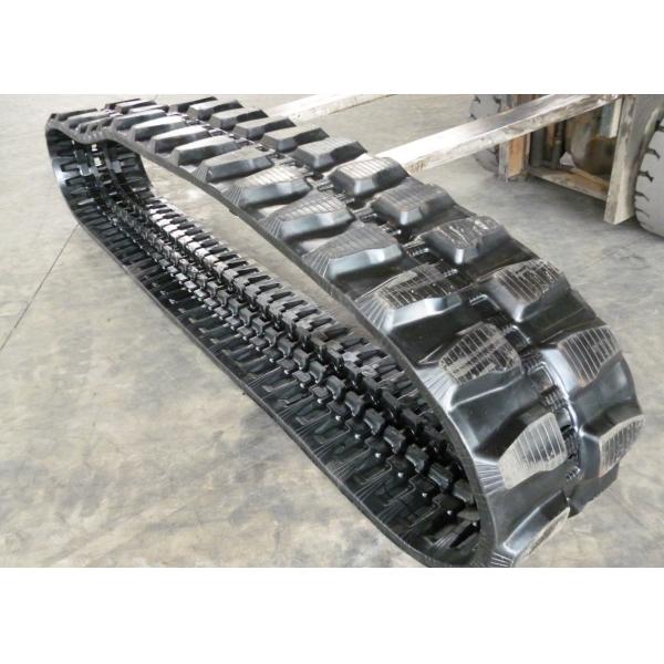 Buy 74 Links Jointless Excavator Rubber Tracks 450mm Width at wholesale prices