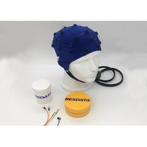 High Density EEG Electrode Cap Breathable , Medical Wireless Eeg Electrodes