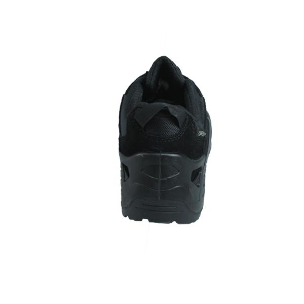 Shengjie OEM Black Hiking Mesh Lining Anti slip PUPU Sole LOGO Customized Army Shoes for High Durability