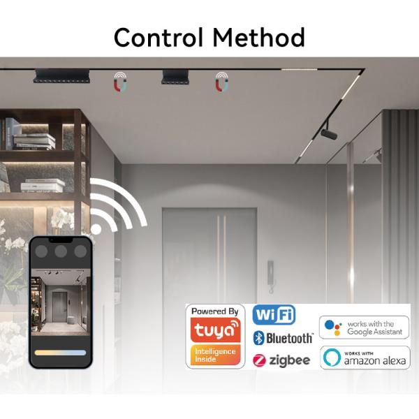 Rotatable Angle Led Magnetic Track Light 6W UGR 10 Modern Magnetic Track Lighting